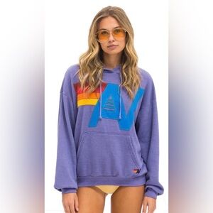 Aviator Nation Logo Hoodie Womens Size SM